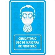 Obrigatório o uso de máscara de proteção